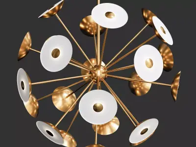 DOT PENDANT Low-poly 3D model