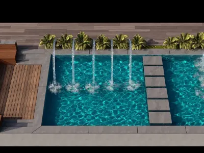 SWIMMING POOL NO69 A 3D model