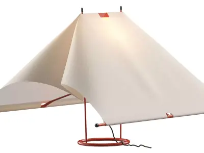 Falene Table Lamp By Piero De Martini 3D model