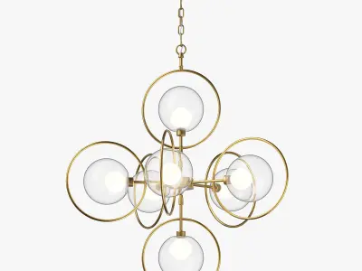 74507x Alfa Lightstar Chandelier 3D model