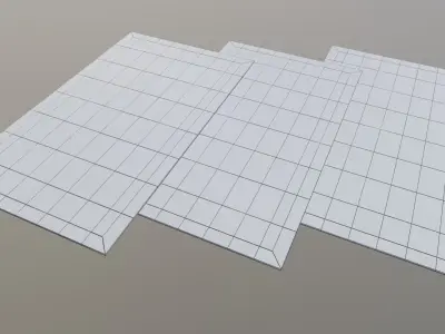 PBR Floor Mat Low Poly 3D Model Low-poly 3D model