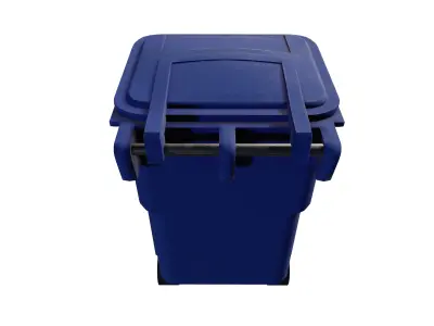 Wheeled Recycling Bin  3D model
