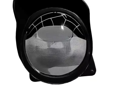 Urban Traffic Signal Light Module Low-poly 3D model