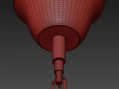 GASLIGHT LENS Chandelier 8 3D model