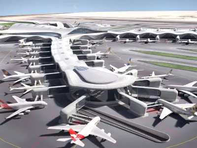 Abu Dhabi Airport 3D model