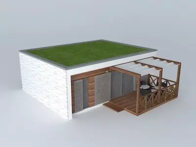 Mobile house Free 3D model