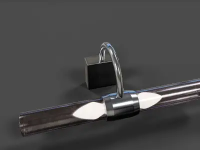 Mirror Light - Low Poly Low-poly 3D model