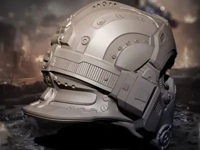 Clayton Carmine Helmet 3D print model