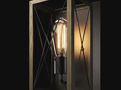 Briarwood Collection One-Light Wall Sconce 3D model