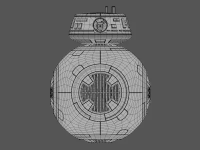 BB-9E - Star Wars Droid 3D model