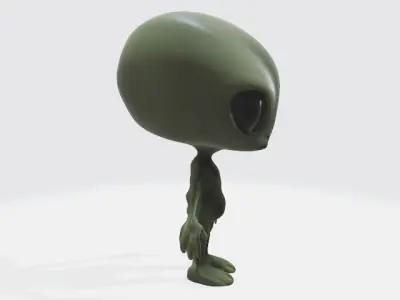 Small alien 3D model