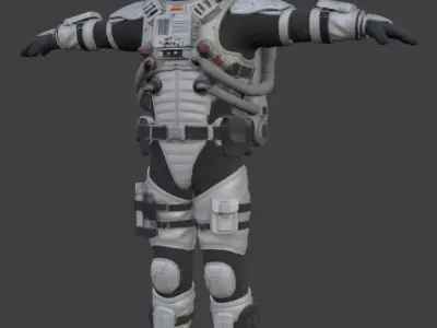 Spacesuit 3D Model 3D model