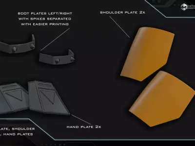 WW2 Boba Fett set 3D print model