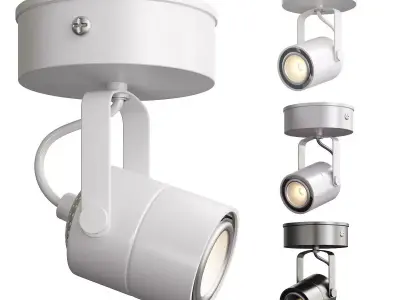 led lamp 3D model 2