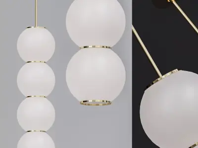 Formagenda ball hanging from string 3D model