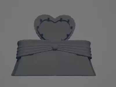 3D printable dresser or vanity 3D print model