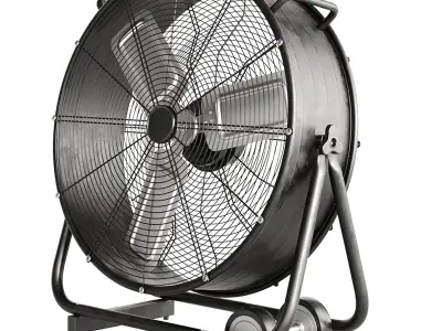 Industrial fans 3D model