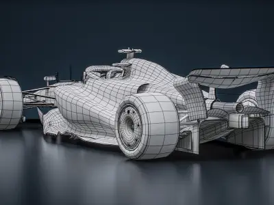  McLaren MCL39 F1 2025 Formula 1 Race Car 