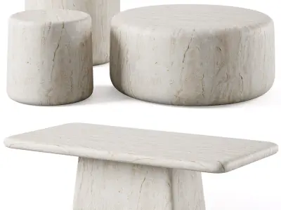 Coffee tables Drasi by La Forma ex Julia Grup 3D model