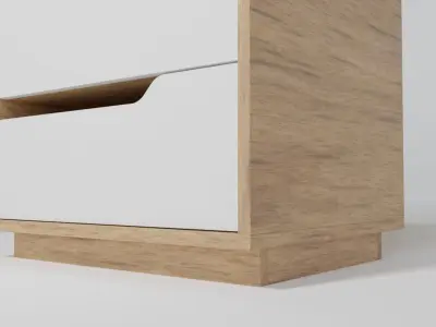 Bedside table 3D model