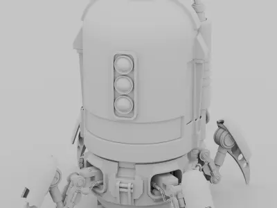Spider robot sci-fi 3d model 3D model