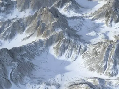 Landscape 143 Low-poly 3D model