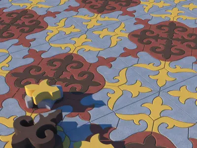 paving stones 3D model