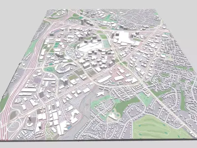 Cityscape Tysons Virginia United States 3D model