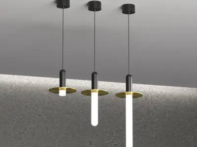 Cascade S Hanging Lamp 3D model