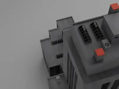 CCPD - City Central Police Department Game Ready 3D model Free low-poly 3D model