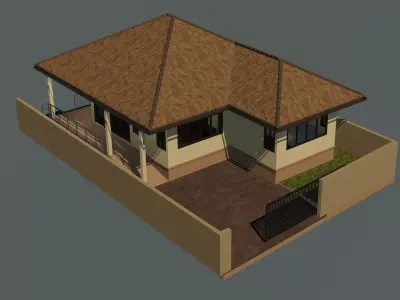 Small house 001 3D model