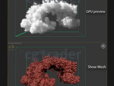 clouds - 3D Volumetric cloud 3D model