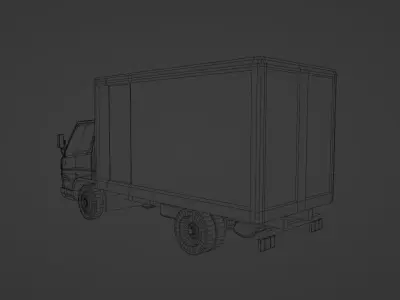 Hyundai HD 45 Low-poly 3D model