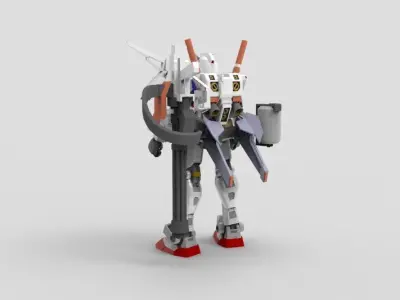 Gundam RX-78 Destroyer 3D model