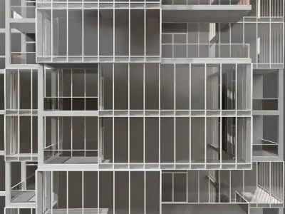 RESIDENTIAL BUILDING NO93 A 3D model