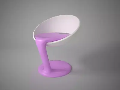 10 MELTHING CHAIR  3D model