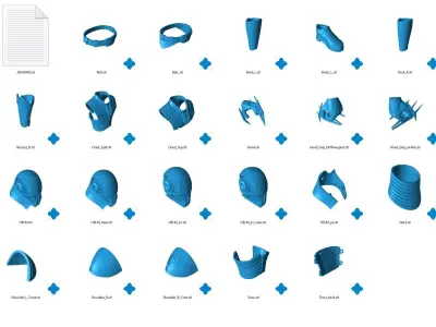 Star Wars Inquisitor Starkiller Concept One12 Figure Kit  3D print model
