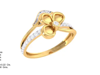 Women Ring MTL 3dm STL OBJ FBX Details 3D print model 21