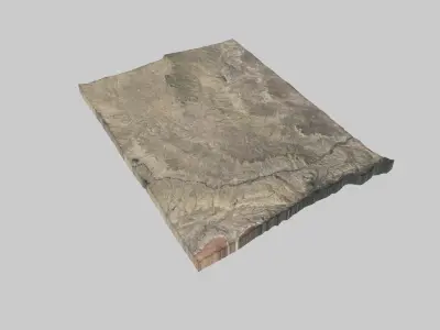 Torreon City Low-poly 3D model