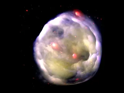 Skull Nebula 3D model