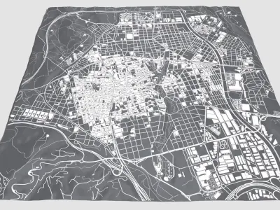 Cityscape Terrasa Spain 3D model
