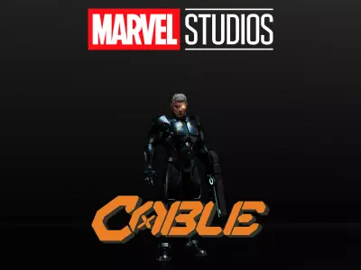 Cable Low-poly 3D model