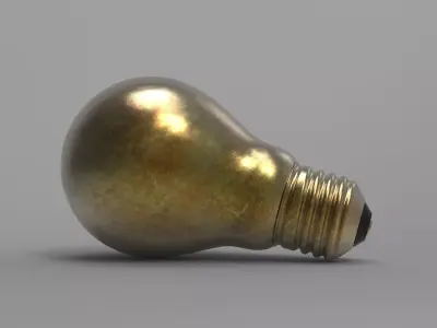 Light Bulb 3D model 22