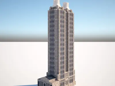 191 Peachtree Tower 3D model