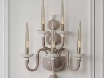 Due Wall Sconce by Venini 3D model