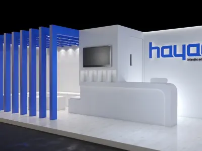 Exhibition Booth- 001 3D model