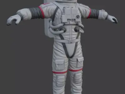 Astronaut Spacesuit 3D Model 3D model