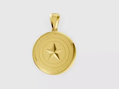 Star pendant 3D print model