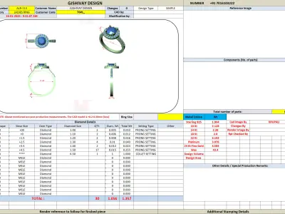 Round Halo Engagement Ring 3D Model STL 3DM 3D print model