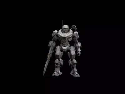 The Third-generation all-new high-precision exoskeleton robot 3D model